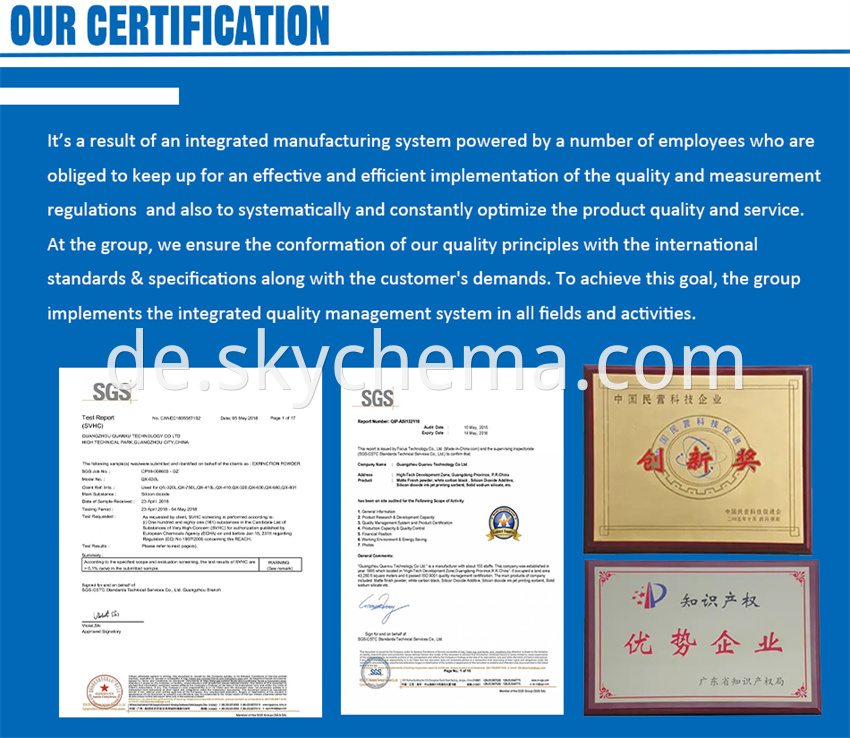 Certification